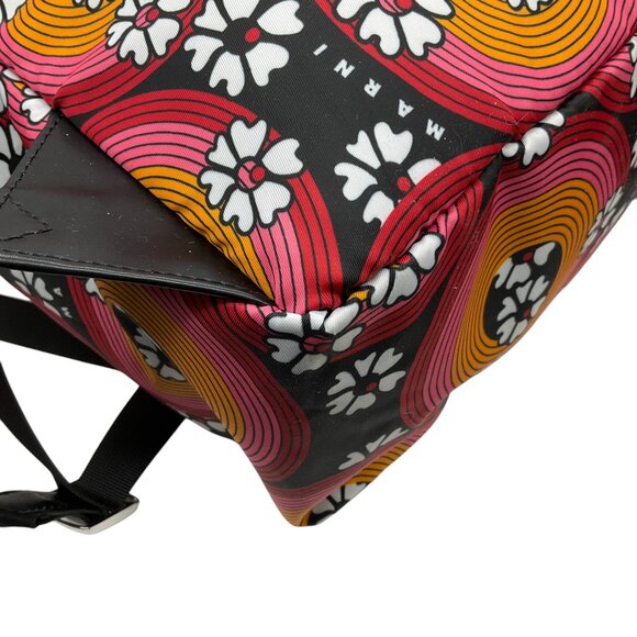 Marni Pink / Orange Techno Circles Backpack main image 6